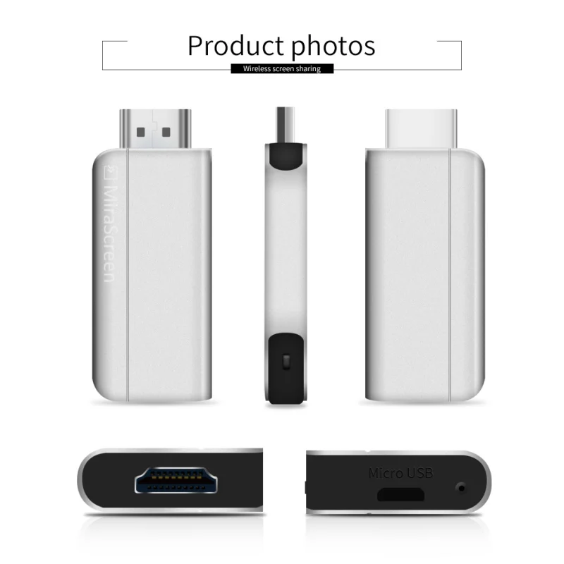 1080P HD Флешка для wifi и телевидения Беспроводной HDMI Дисплей приемник Miracast обмена потоковыми мультимедийными данными(Airplay DLNA для смартфона планшетный ПК компьютер