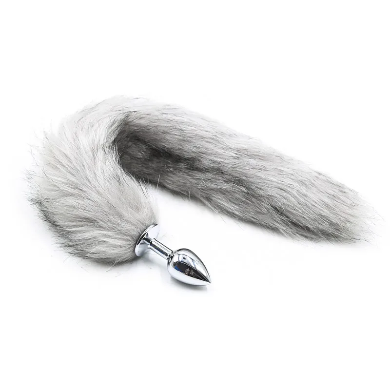 Sex Toy BDSM Bondage S.S. Anal Anus Plugs Prostate Massage Fox Tail Artificial wool horsetail Stimulator Adult Games for Man | Красота и