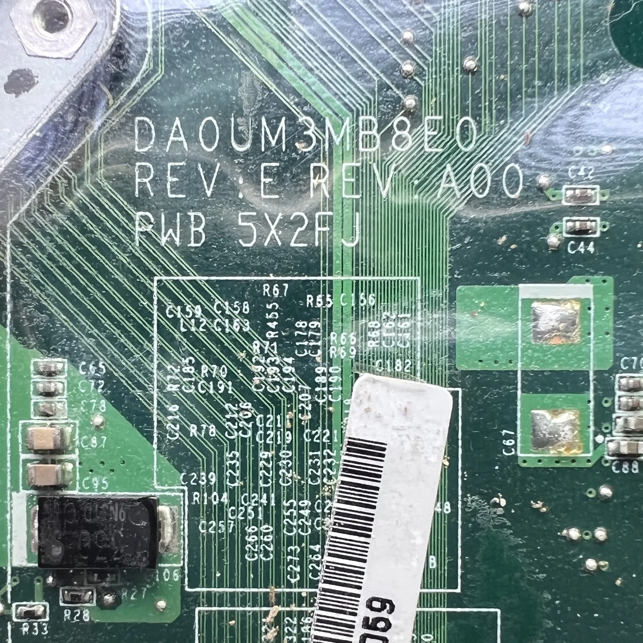 Высокое качество для DELL 1764 материнской платы ноутбука CN-00W15K 00W15K 0W15K DA0UM3MB8E0 HM55 PGA989