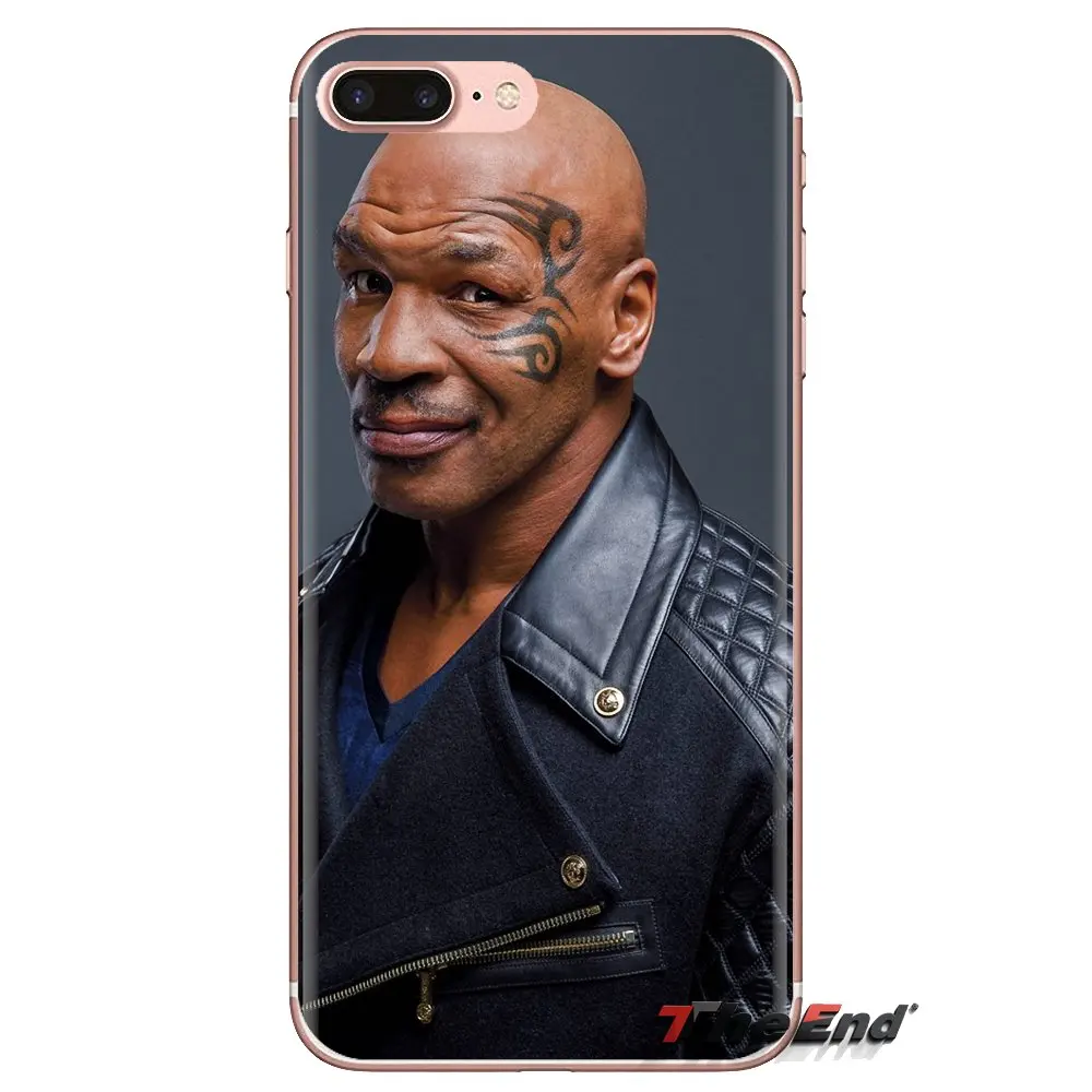 Mike Tyson Pro Boxing Star Pattern Housing For iPhone XS Max XR X 4 4S 5 5S 5C SE 6 6S 7 8 Plus Samsung Galaxy J1 J3 J5 J7 A3 A5 |