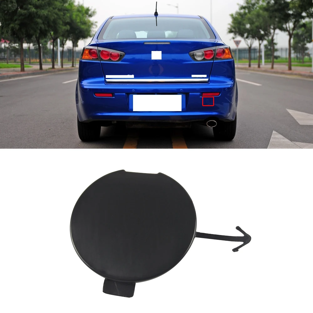 Крышка QX для Mitsubishi Lancer EX 09-12 задний бампер буксировочный крючок крышка прицепа