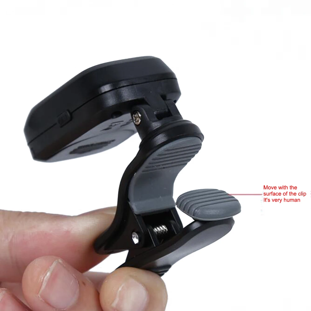 

Guitar Tuner Rotatable Clip-on Tuner LCD Display for Chromatic Acoustic Guitar Bass Ukulele Guitar Accessories