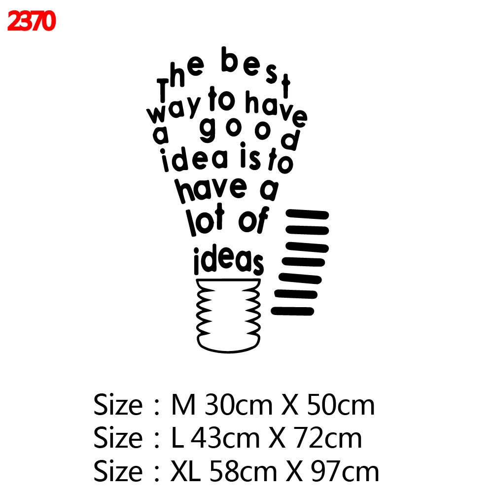 3D лампа идеи Наклейка на стену с цитатами домашний Декор Детский стикер для