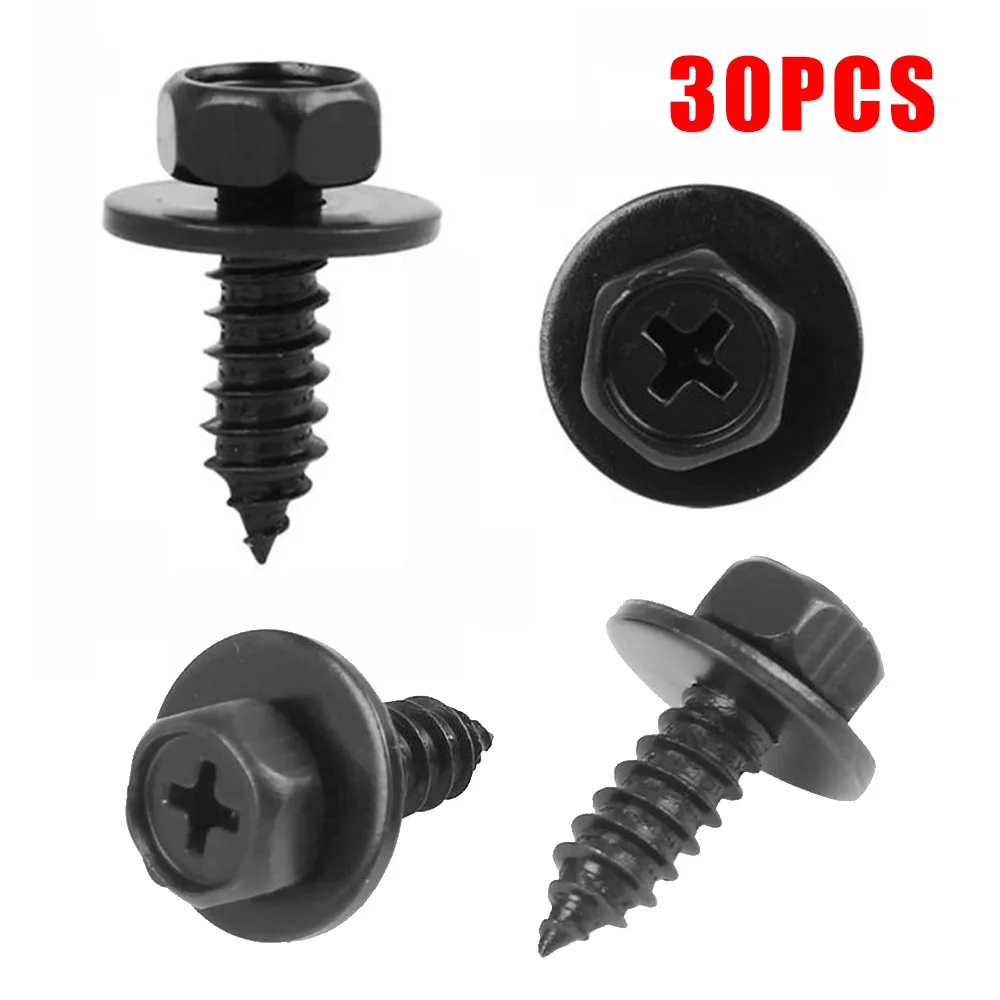

30Pcs Screw Bolt Retainers​ Bolt Fender Retainer Screw Newest Reliable