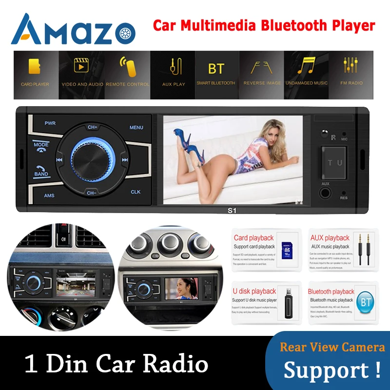 1 Din автомагнитола android 3 2 ''экран автомобиля FM Авторадио AUX USB TF вход стерео