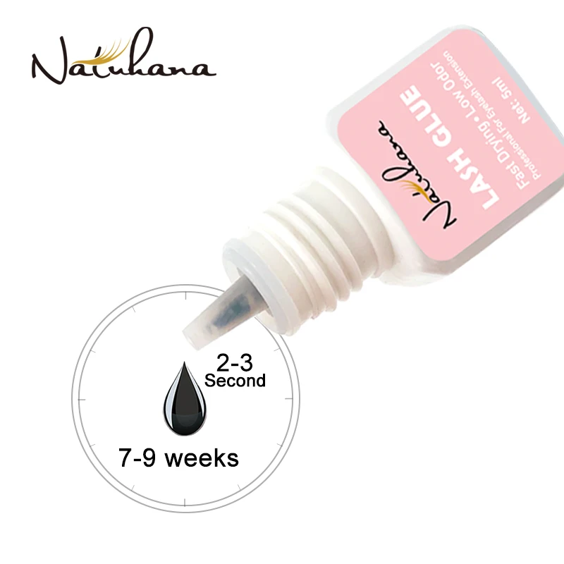 NATUHAHA 5 мл 2 3 секунды быстросохнущий клей для ресниц с низким запахом длительное