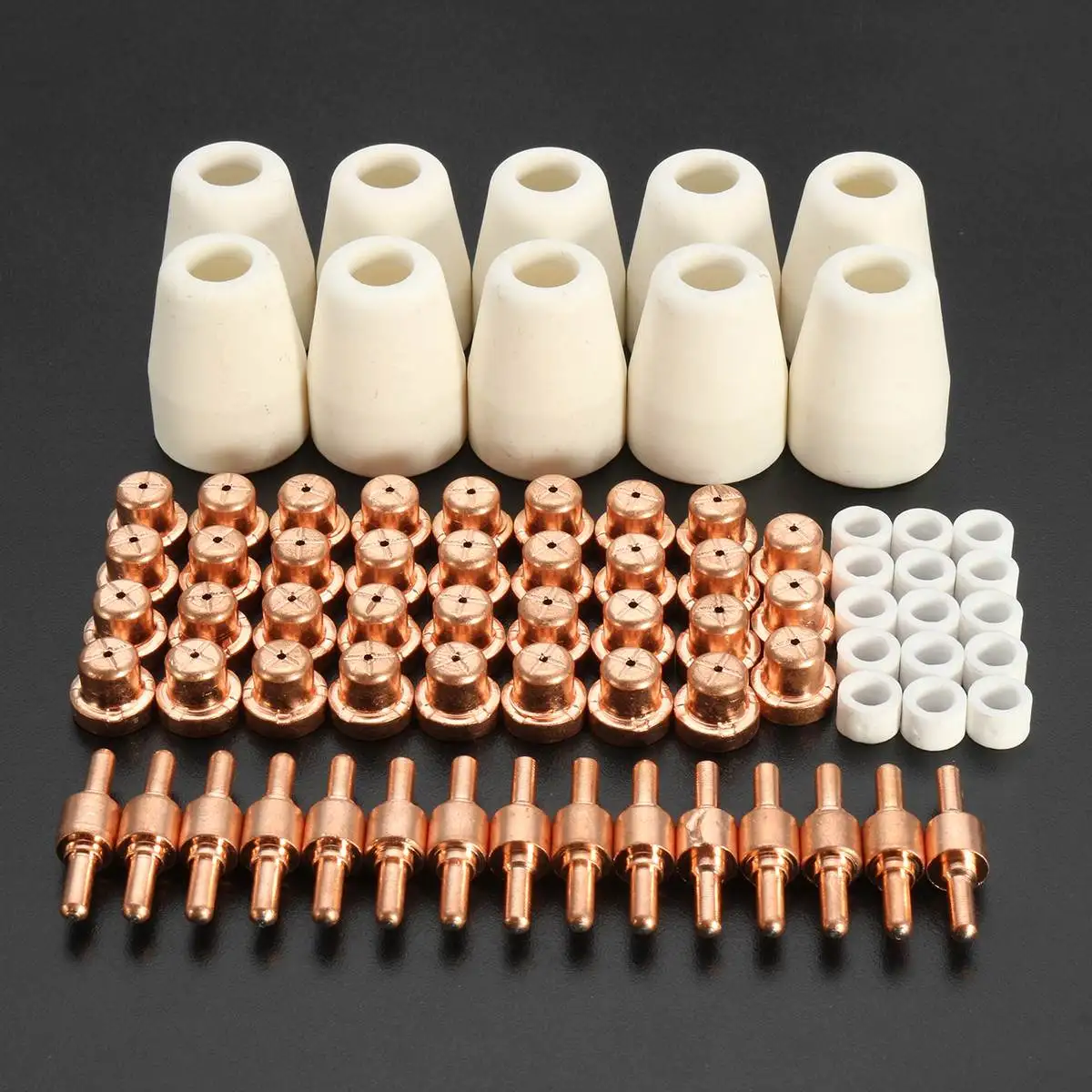 

2023 75PCS LG-40 PT-31 CUT40/50 Plasma Cutter Accessories Plasma Tips Electrodes Torch Consumable Air Plasma Cutter Cutting