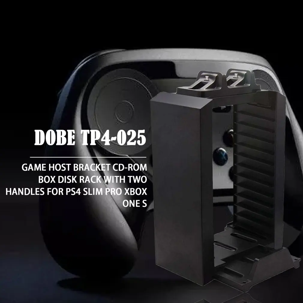 Черный цвет игровой диск башня вертикальная подставка для PS4 DualShock док-станция для зарядки контроллера станция для playstation 4 PRO Slim