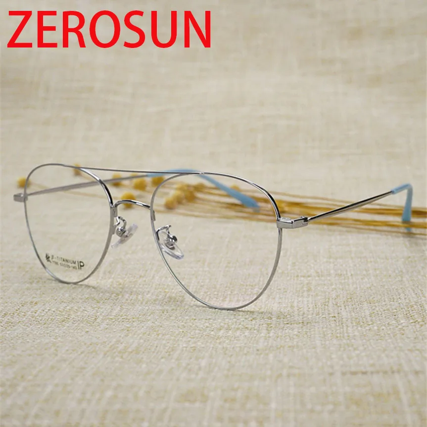 Zerosun, женские очки, оправа, авиационные очки, женские прозрачные линзы, поддельные модные очки для очков по рецепту
