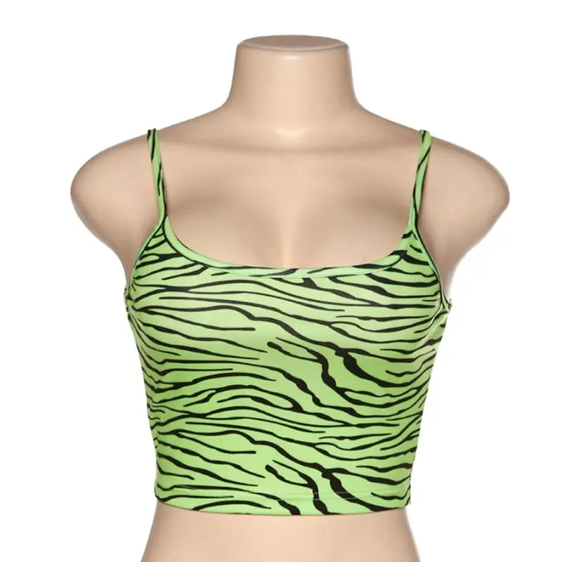 Летние пикантные Для женщин с низким вырезом на спине принтом Зебры бретельках