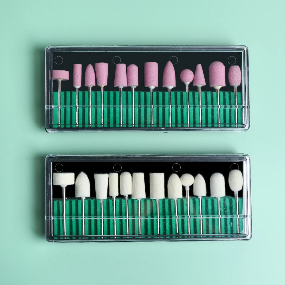 1 набор фрез для маникюра алмазные фрезы фрезер шлифовщик ногтей инструменты |