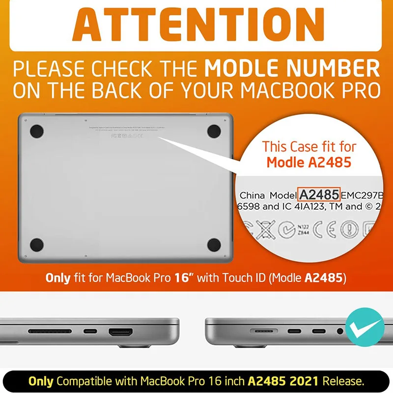 Чехол SUPCASE для MacBook Pro 16 (2021) A2485 M1 / Max UB двухслойный Твердый защитный чехол дюймов |