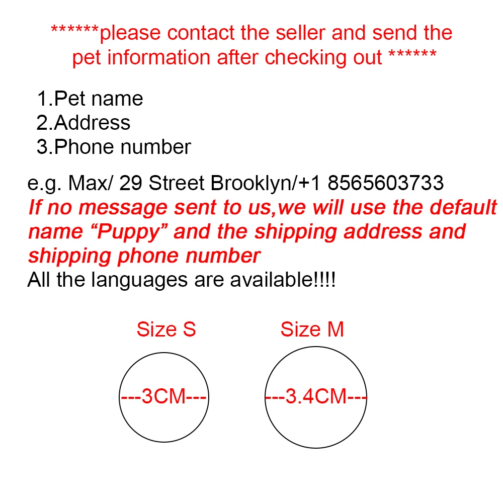 

Custom Dog ID Tag Engraved Retro Personalized Name ID Tag For Dogs Cats Puppies Round Metal Nameplate Pet Products