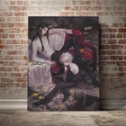 Печать холст живопись киллуа и иллуми Hxh аниме персонаж постер Популярная мода стены искусства картина домашний декор для гостиной