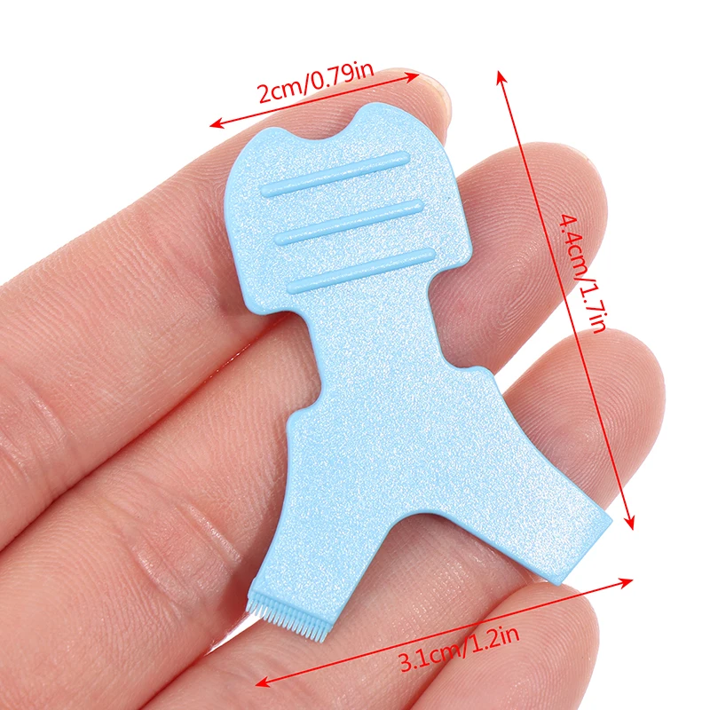 

10Pcs/Pack Reuseable Silicone Eyelash Brush Clean Y Shape Grafted Eyelashes Brushes women Makeup Mascara Tools