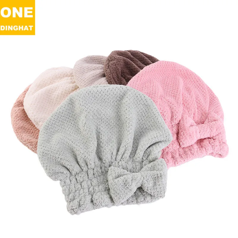 Полотенца из микрофибры с ворсом для душа Кепки капюшон быстросохнущие вытрите