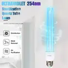 Ультрафиолетовая лампа E27 UVC, ультрафиолетовая светильник вая трубка для дезинфекции, озонирования, стерилизации, уничтожения клещей, s 110 В, 220 В, 30 Вт
