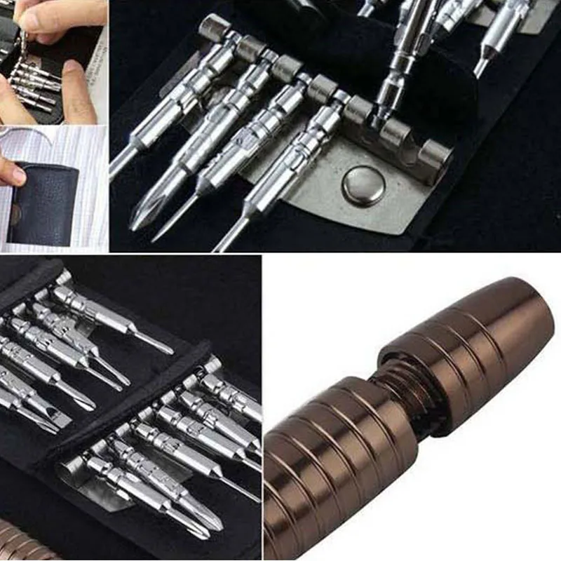 25 в 1 Набор прецизионных отверток сливы Iphone Android мобильный телефон ремонт часы