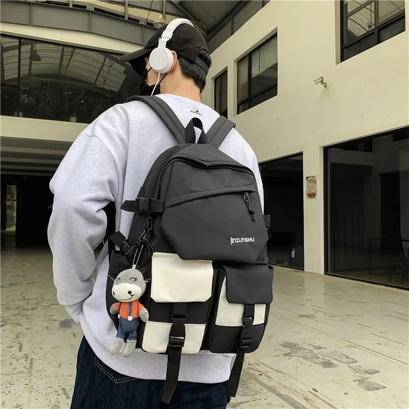 

Большой женский рюкзак, милый рюкзак с подвеской, школьные сумки для девочек-подростков, школьные сумки для девочек-подростков 2021