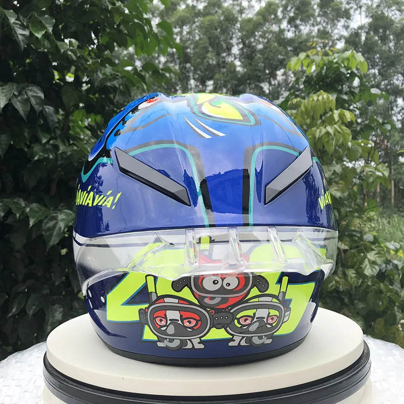Dql moto rcycle misano ручной шлем с черный с козырьком шлем для мотогонок с полным лицом перекрестный большой хвост крыло шлем