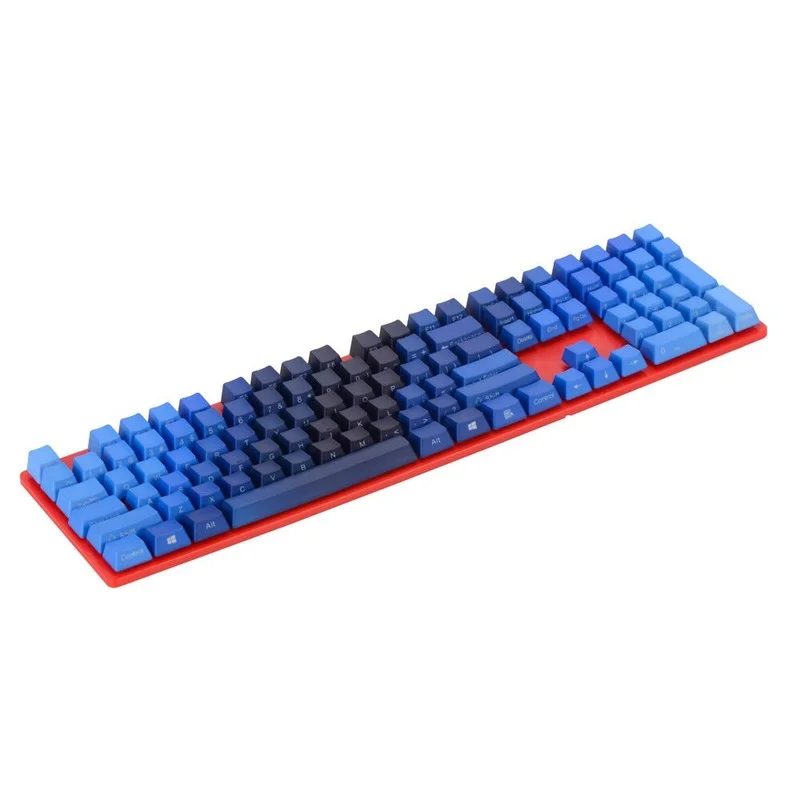 108 Keys Translucent Keycap Set OEM Profile PBT Dye-sub Keycaps for Mechanical Keyboard