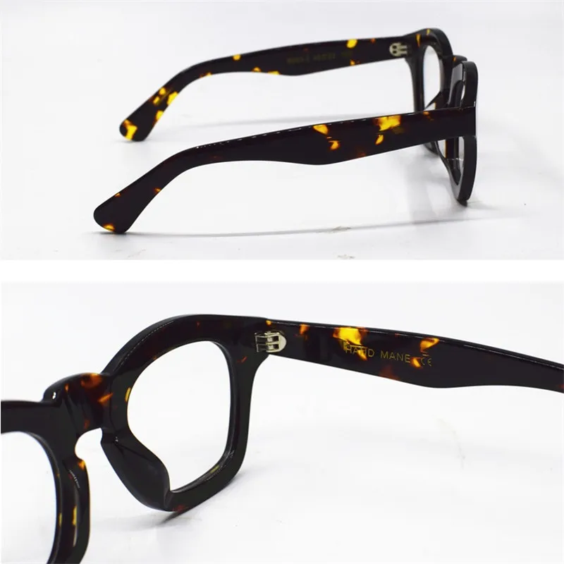 Zerosun винтажная оправа для очков мужчин и женщин ацетатные черные оправы с толстой
