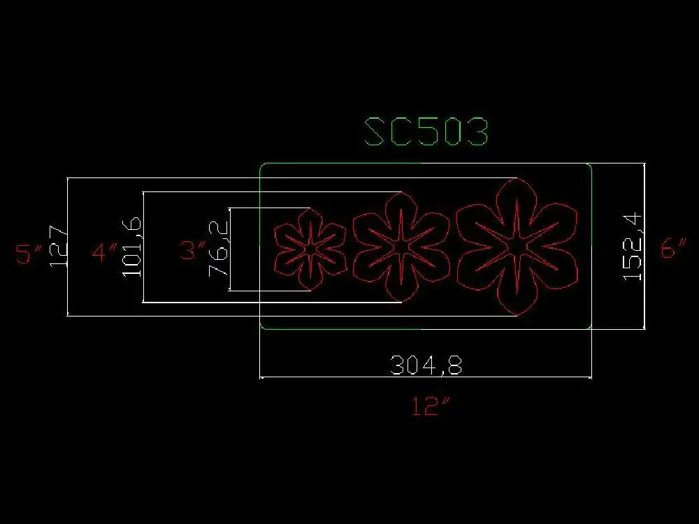 Flowers SC503 скрапбукинга резки неба и стали деревянные матрицы совместимы с