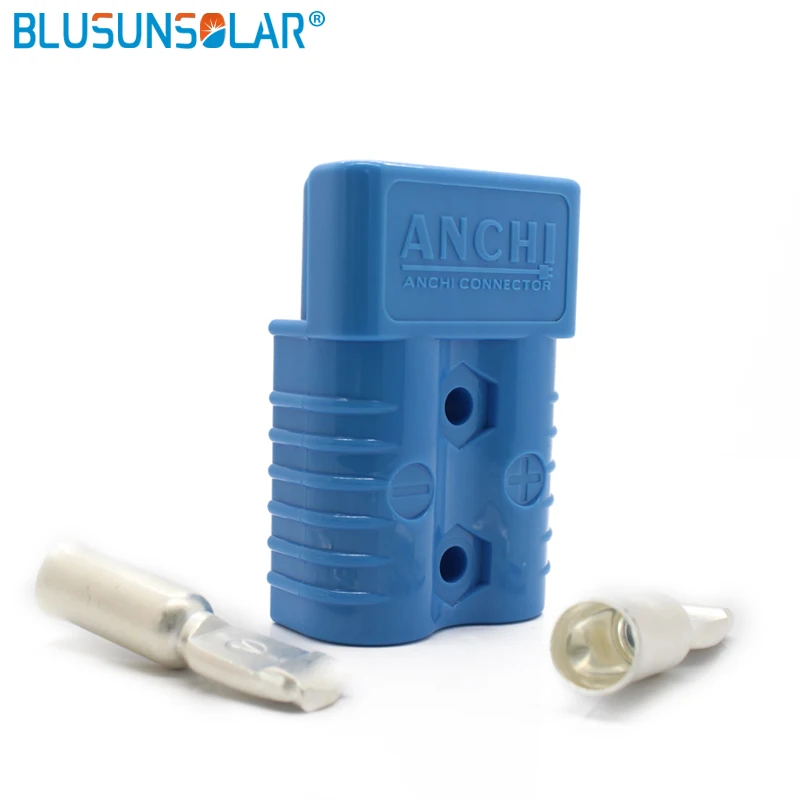 2 шт./лот разъем для подключения аккумулятора красный/синий/серый 50 A 8 AWG солнечной