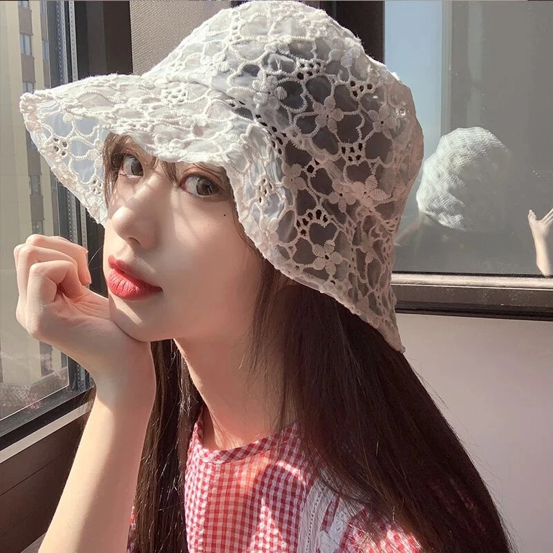 

Женская кружевная Панама, элегантная простая вечерняя или Свадебная шляпа, подходит для церкви, черного и белого цветов, Пляжный головной у...