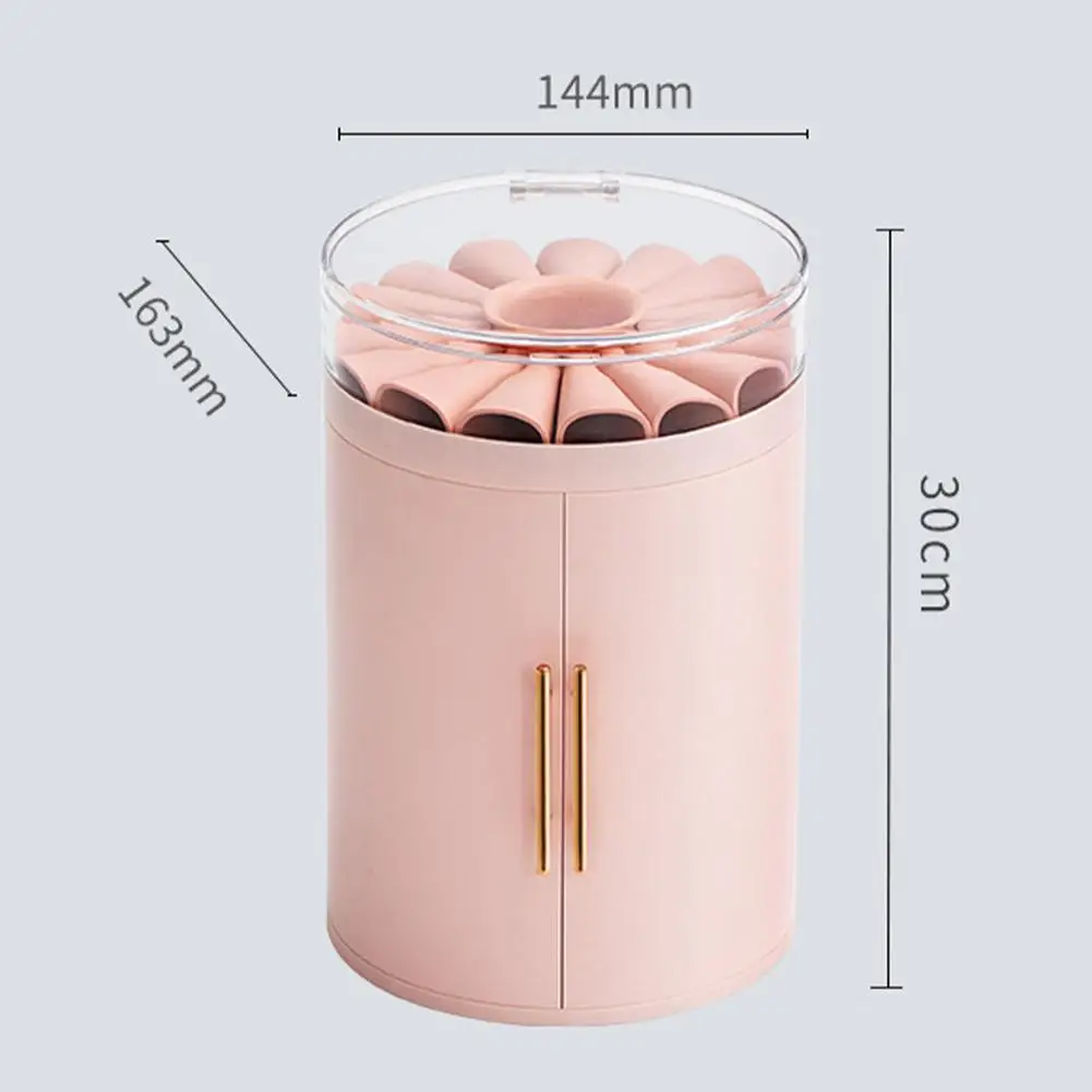 

Fashion Round Jewelry Storage Box Makeup Organizer Accessorie 5 Cosmetic Storage Layers Rack Box Jewelry Women Storage Cosm S1M0