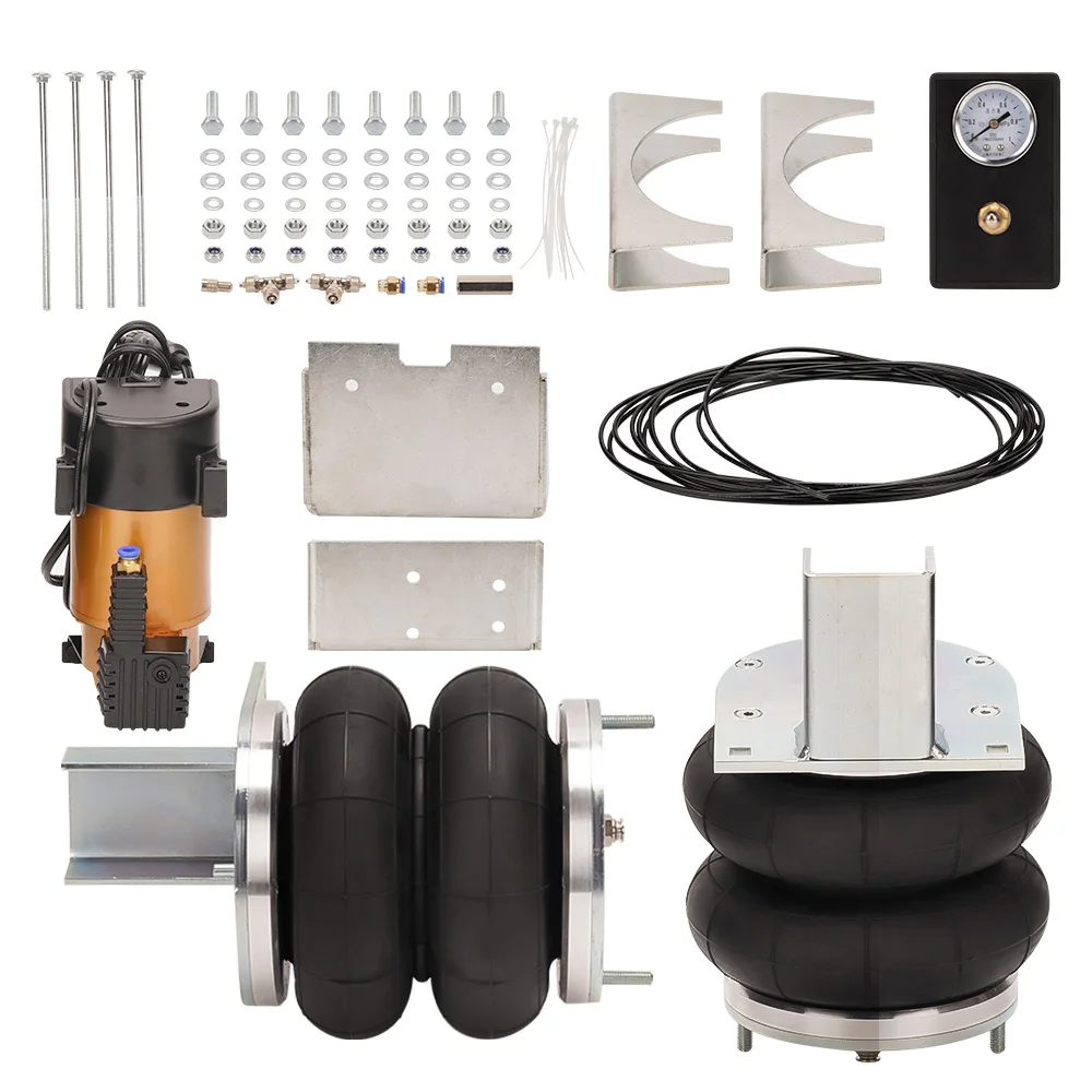 

4000Kg AIR SUSPENSION Spring Bag KIT with 12V Compressor - for Iveco for Peugeot for Citroen Relay for Fiat Ducato for Mercedes