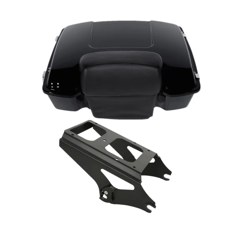 Нарезанная упаковка для багажника и спинки мотоцикла Монтажная стойка Harley Tour Pak