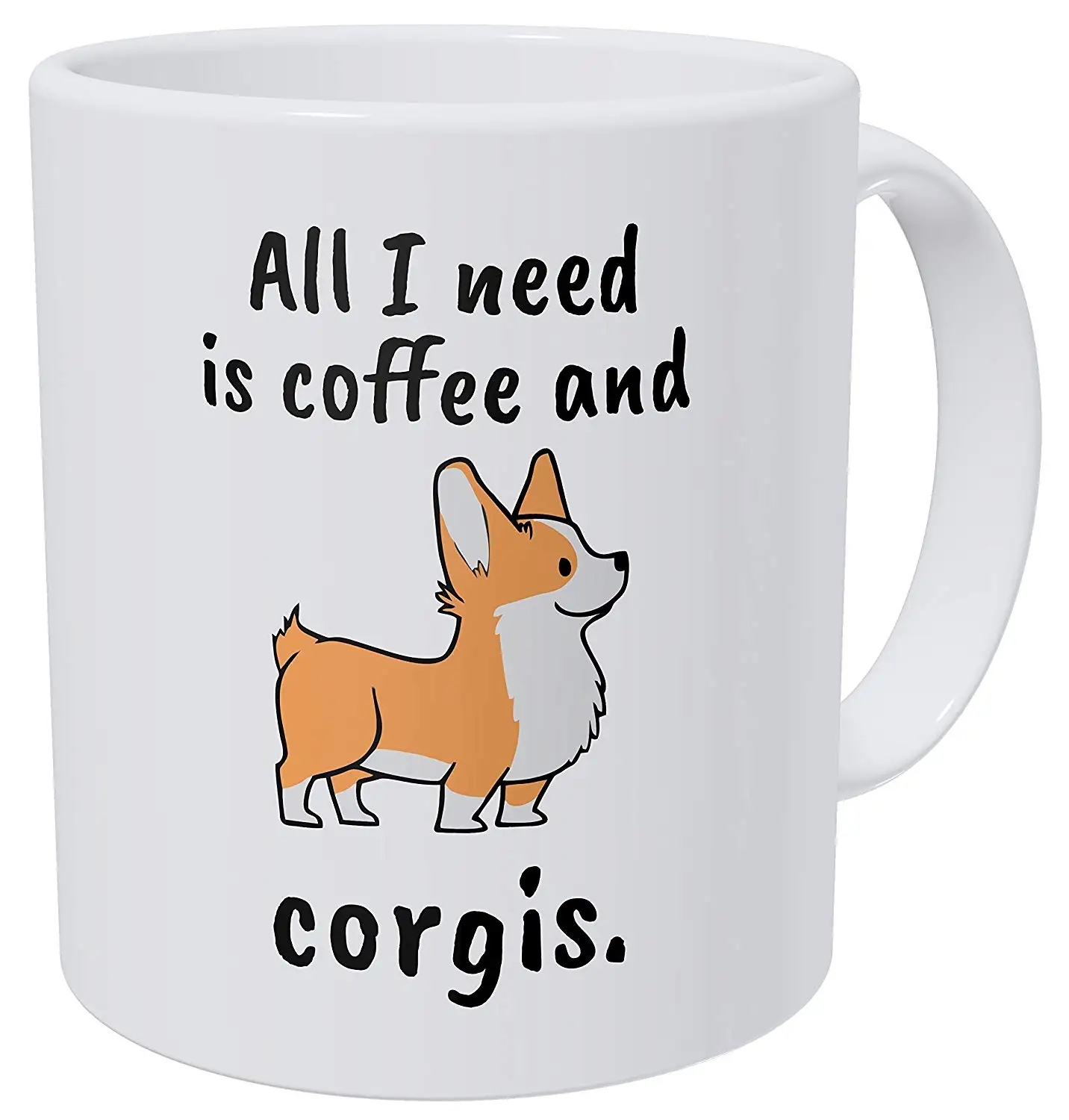 All I Need Is Кофе и корги 11 унций забавные кружка|Кружки| |