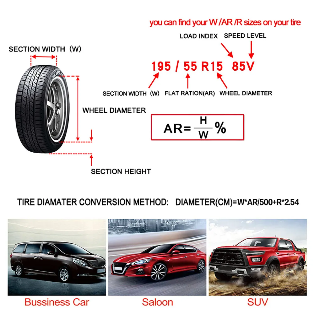 Universal 4 Tires Capacity Car Tire Cover Big Outdoor 210D Oxford Material Waterproof Dust-Proof Storage Bag Garage S/L | Автомобили и