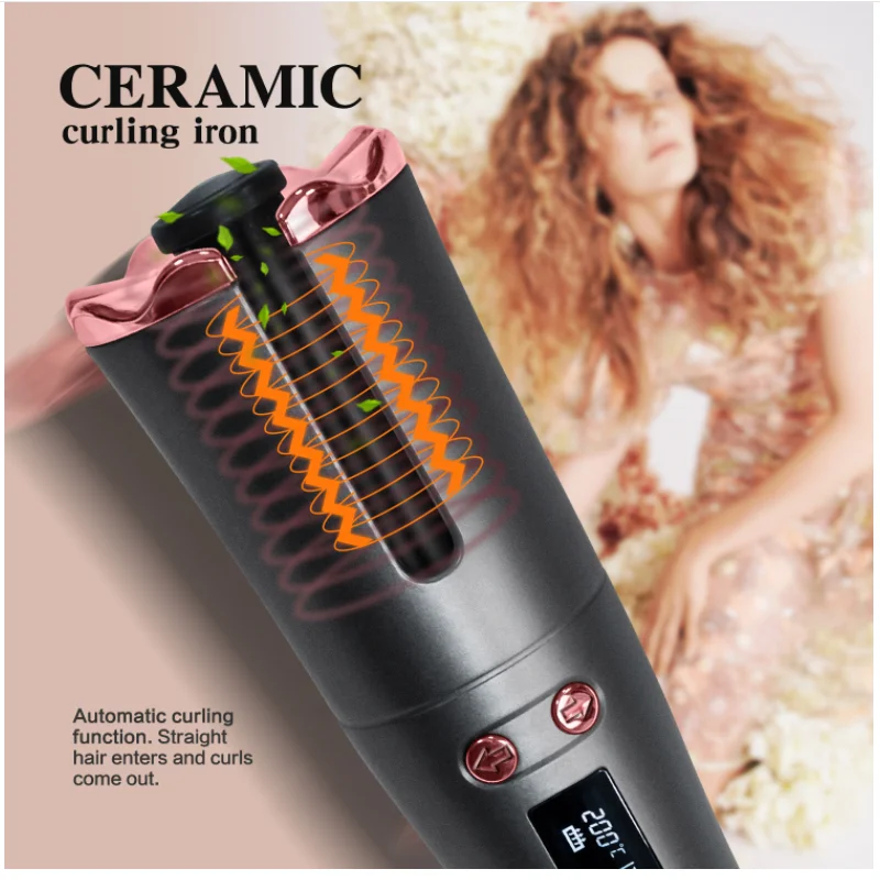 Портативная Автоматическая Плойка для волос многофункциональный утюжок завивки