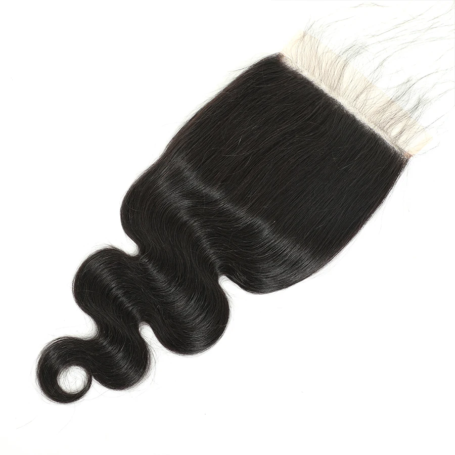 

4x4 Body Wave Lace Closure 150 Density Pre Plucked With Baby Hair Natural Hairline Queenlife Brazilian Remy Hair 5x5 6x6Closure