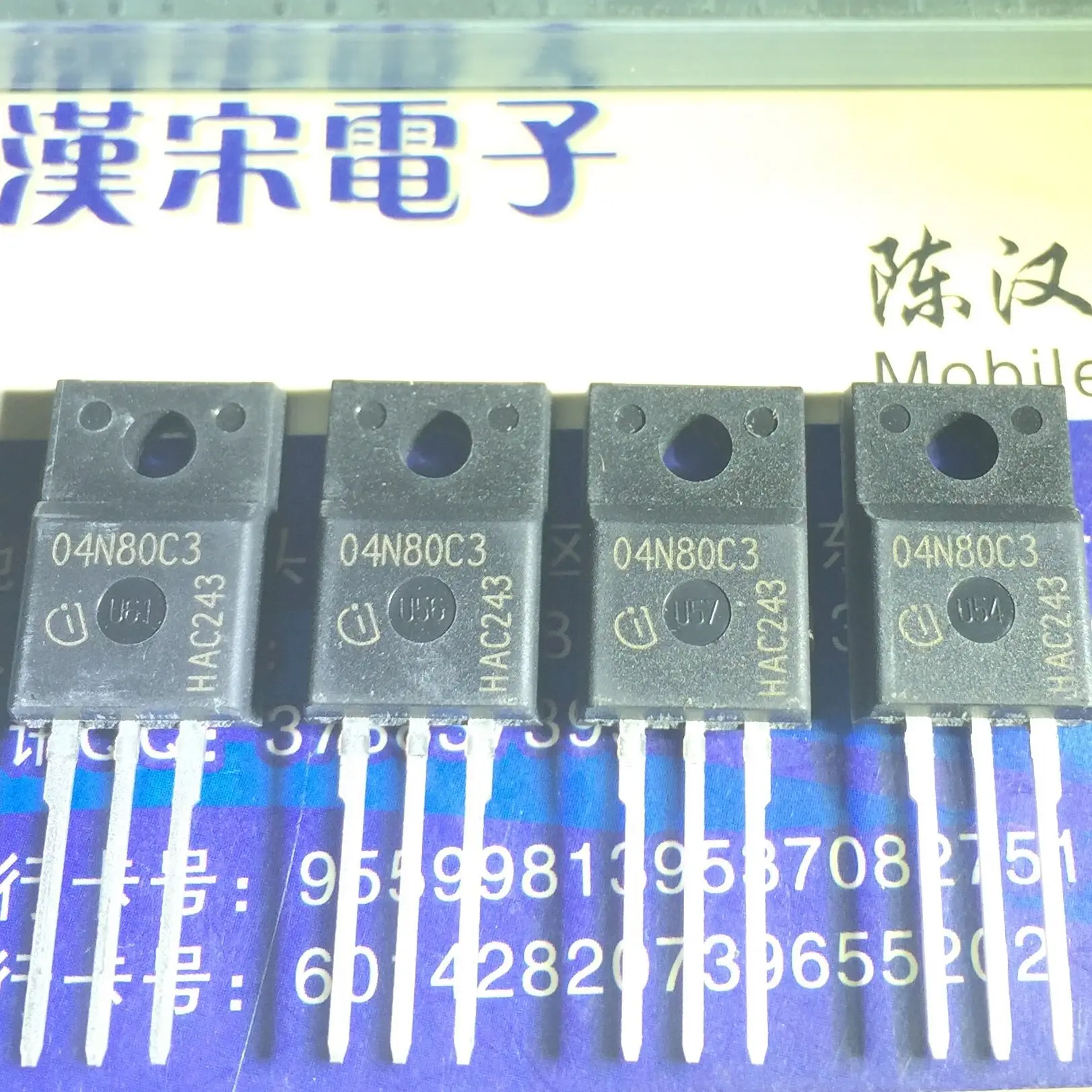 

Free shipping SPA04N80C3 04N80C3 TO-220F 10PCS