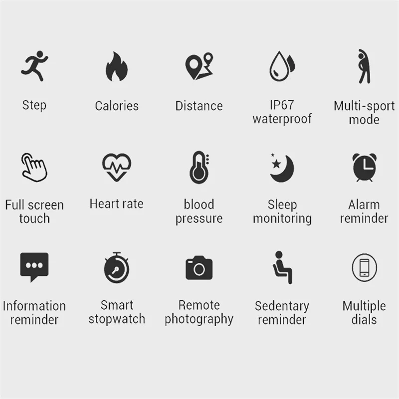 Lemado корпус из цинкового сплава полный сенсорный круглый экран умные часы для