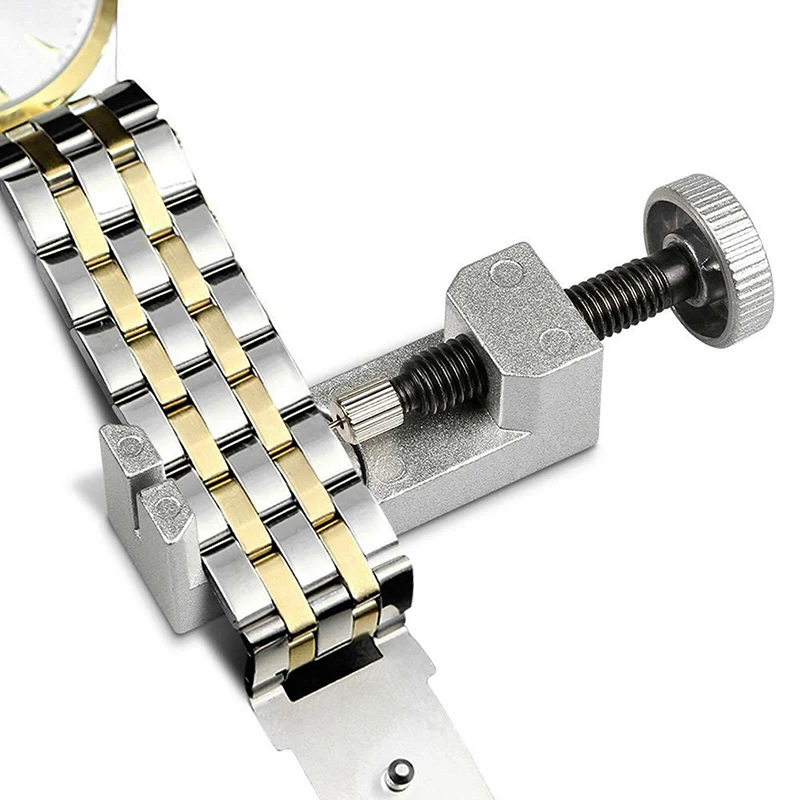 

Watch Repair Tools Set Metal Strip Remover Adjuster Bracelet Removal Tool Alloy Steel Adjust Length of Strap with Box