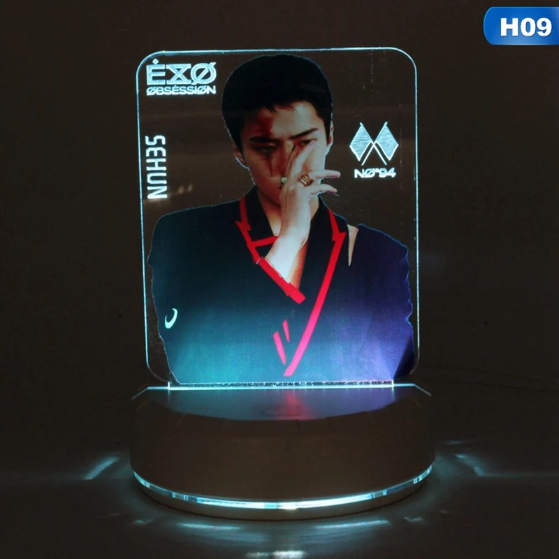 EXO настольная лампа светящаяся палочка светодиодный ночник прикроватная набор