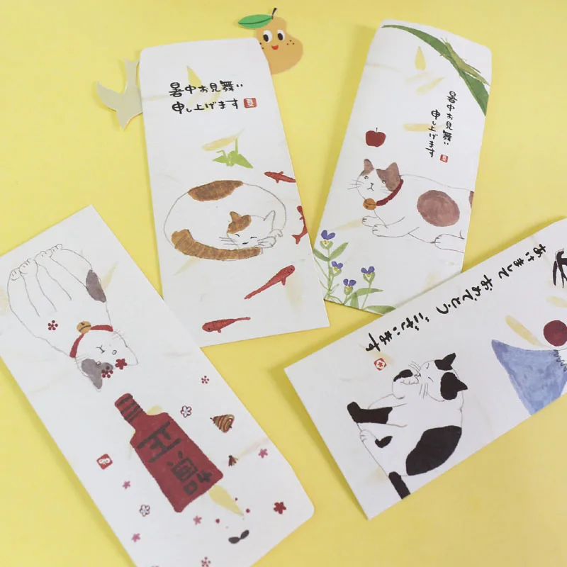 

10 шт./лот Kawai кошки Письмо Бумага письмо канцелярские наборы канцелярские принадлежности Бумага Мини Письмо Бумага набор