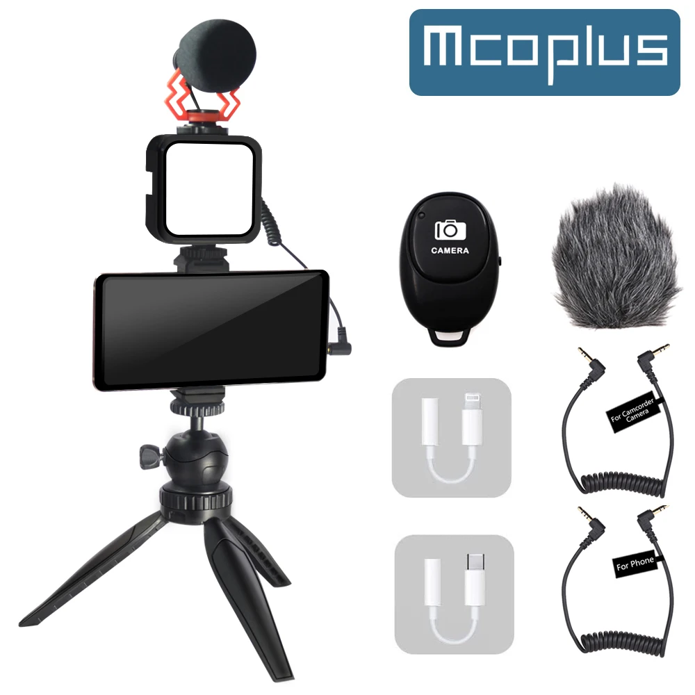 Увеличением фокусного расстояния Mcoplus конденсаторный микрофон с штатив со