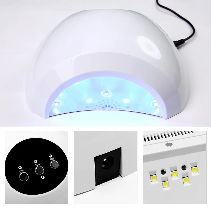 Сушилка для ногтей Modelones 48 Вт двойная УФ-светодиодная лампа всех типов