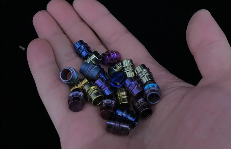 Mackwalker шнурок из титанового сплава с отверстием для хвостового отверстия