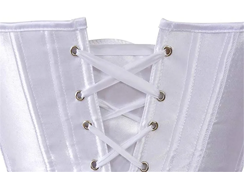 

Cors y cors de satn que dan forma al cuerpo, lencera sexy de talla grande Cors gtico excesivo para mujer ropa de brocado