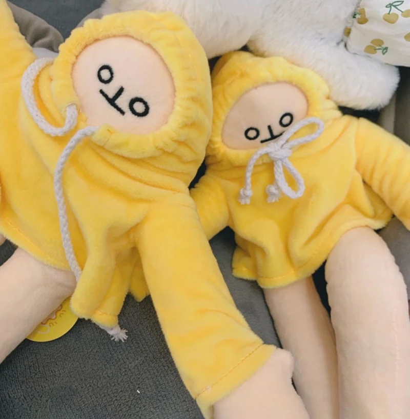 

18-65cm Cute WOONGJANG Dolls Yellow Banana Man Plush Toys Korea Popular Appease Dolls Birthday Gifts Toys For Children Baby Kids