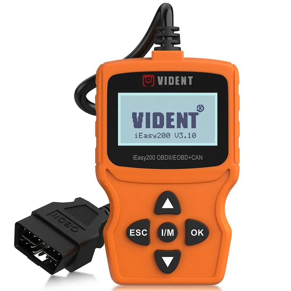VIDENT easy200 OBDII/EOBD+ CAN код ридер для проверки транспортного средства двигатель светильник инструмент для диагностического сканирования автомобиля