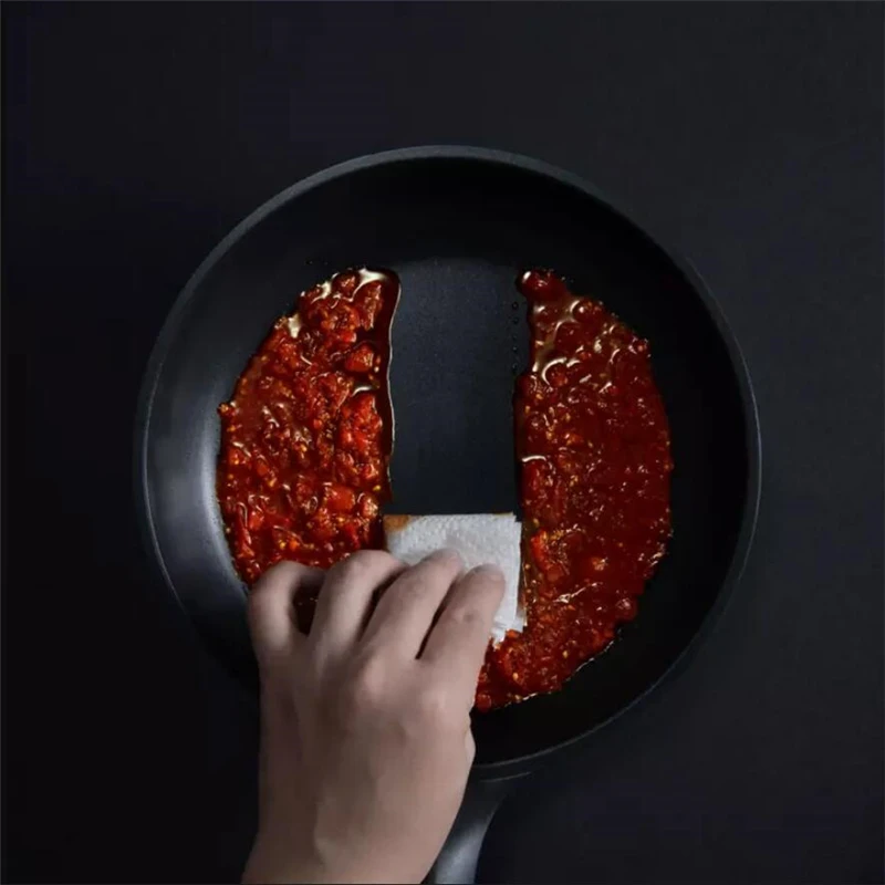 Huohou антипригарная супер платиновая сковорода Wok Stockpot кастрюля для молока прочная