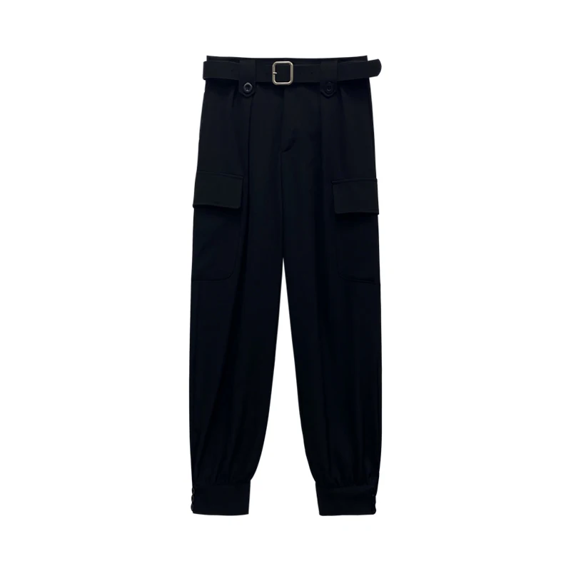 

Overalls Women's Slimming High Waist Spring 2021 Spring New Loose All-Matching Internet Hot Casual Ankle Banded Pants Ins