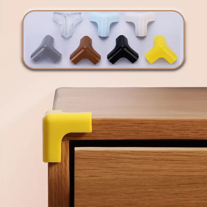 Gran beb&eacute; de silicona Protector de esquina de protecciones de seguridad de bordes protecci&oacute;n cubierta almohadilla de mesa de muebles de escritorio de &aacute;ngulo-1